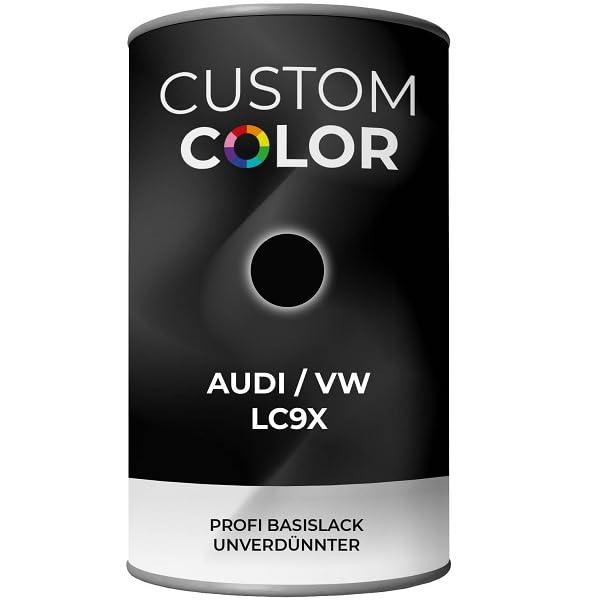 Autolack 1 Liter für Audi VW LC9X konventionell unverdünnter 1:1