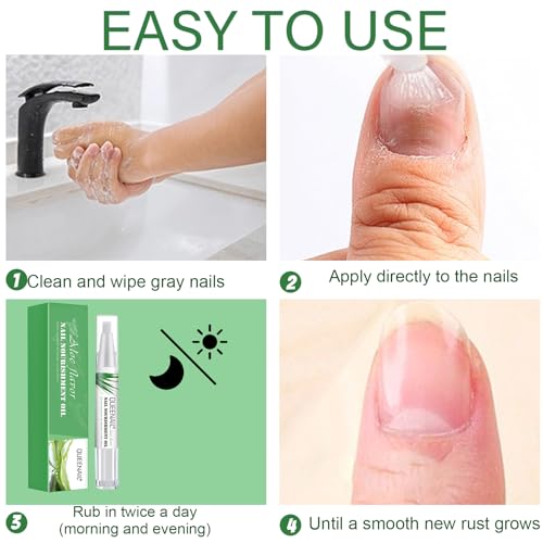 nailpretty 2 Stück Nail Care Pen, Nagelöl Stift, Cuticle Oil Nagelhautöl für Nägel, Nail Care Pen Reparatur der Nagelhaut, Ernährung Öl Stift für Fuß und Finger von Rissigen und Trockenen Nägeln