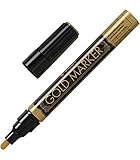 Pilot Gold Metallic Permanent Paint Markers, Medium...