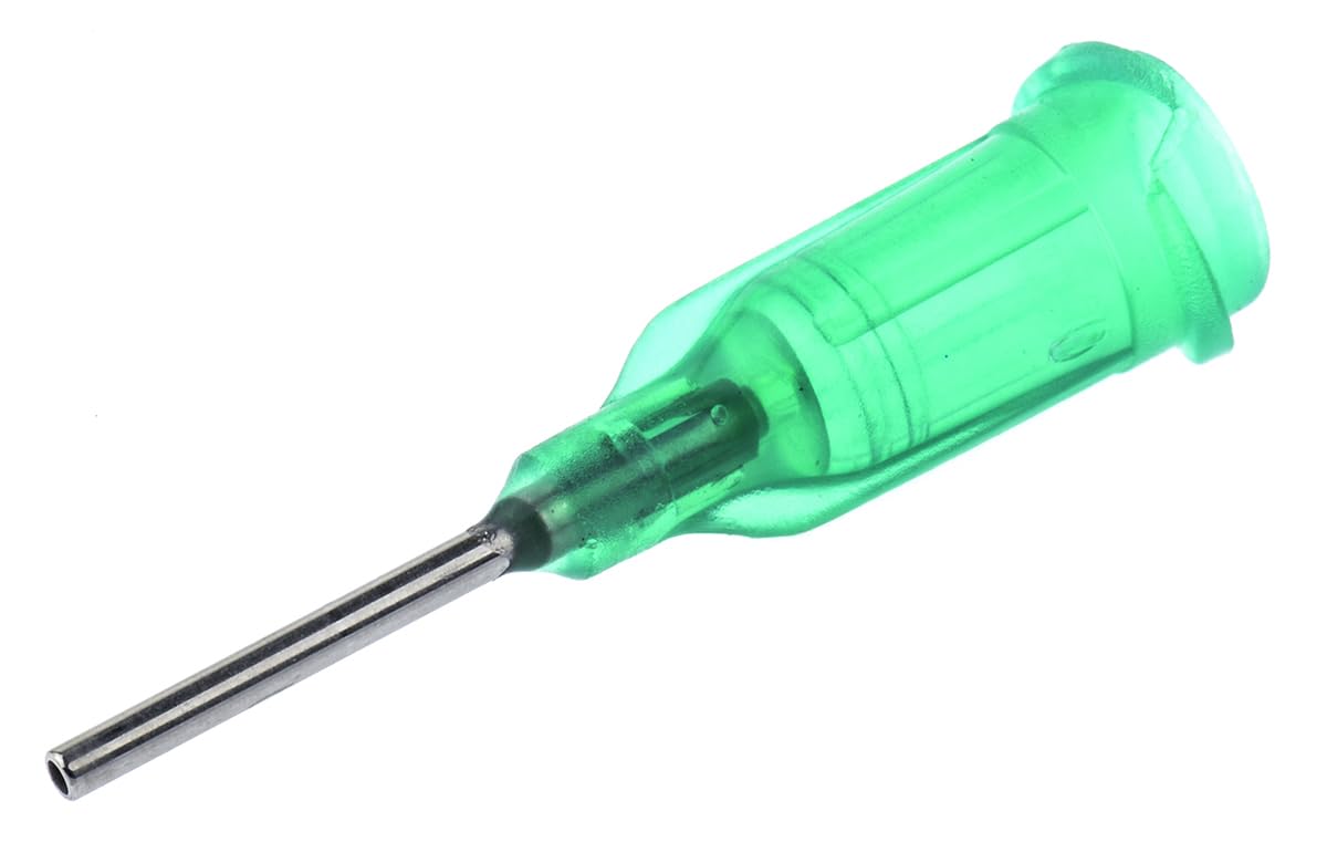 Metcal TE718050PK Dosierspitze Gerade, Grün, Größe 18, 12.7mm, für Luer-Lock-Spritzen, Packung a 50 Stück