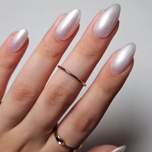 Image of Nail Polish for Women, Nail Paint - Metallic Finish | Long-Lasting, High-Shine Finish, Chip-Resistant & Quick-Drying Formula | Vegan & 12 Chemical Free Nail Paint For Women Professional-Quality Manicure 5ml (Pearl White)