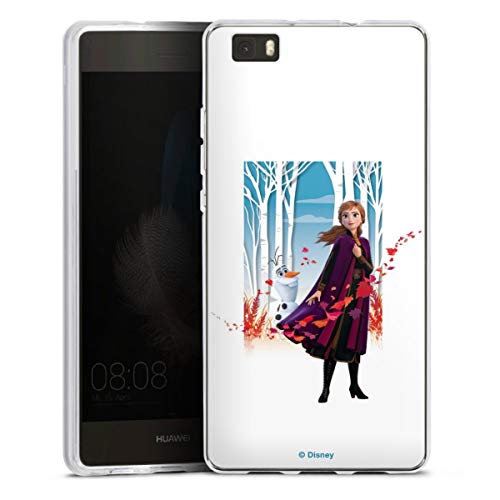 DeinDesign Custodia di Silicone Compatibile con Huawei P8 Lite (2015-2016) Custodia Trasparente Cover per Smartphone Trasparente Animazione Disney Frozen Merchandise