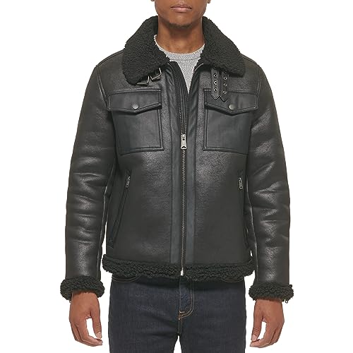Image of Tommy Hilfiger Men's Tommy Hilfiger Men's Faux Shearling 2-pocket Aviator