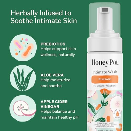 Image of The Honey Pot Company - Prebiotic Wash & Wipe Bundle -