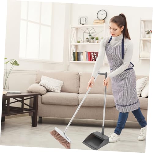 BAZEITFLOW Edelstahlbesen mit Langem Stiel Ergonomisch für Innen und Außen Robustes Patio Badezimmer reinigungsgerät Vielseitig Langlebig und Komfortabel für Haushalt und Garage – Bild 5