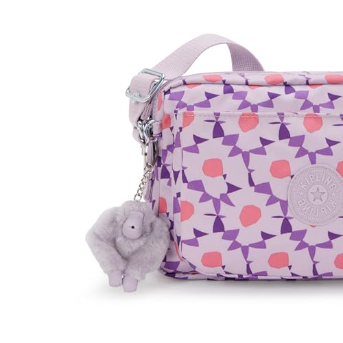 Image of Kipling Women's Abanu Medium Prt Crossbody Bag, Lightweight, Adjustable Waist Pack with Multi-Compartment Zip Pockets