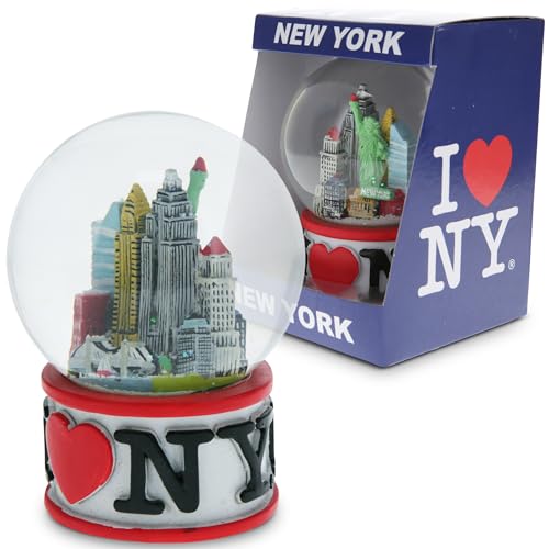 Artisan Owl I Love New York Snow Globe Statue of Liberty NYC Souvenir Elegant Home Dcor & Collectible Gift for Travelers and NY Enthusiasts