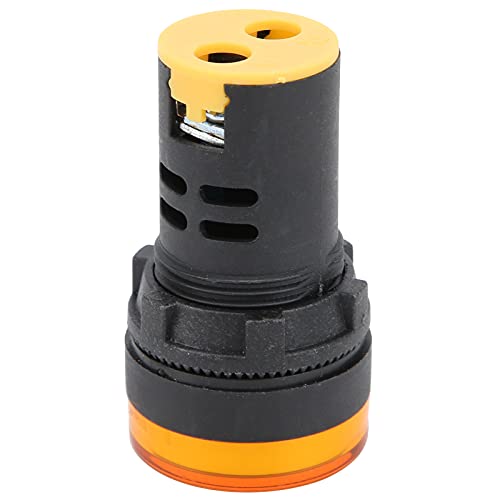 Lâmpada indicadora LED, luz de indicação de sinal amarelo 10PCS para instrumentos e equipamentos par