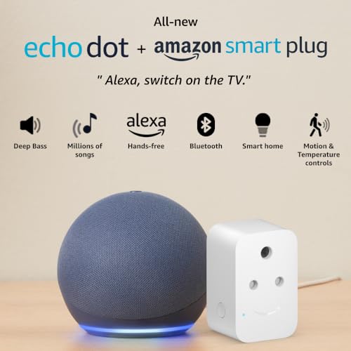 Image of Amazon Echo Dot (5th Gen) | Smart speaker with Bigger sound, Motion Detection, Temperature Sensor, A