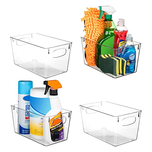 ClearSpace Clear Plastic Storage Bins – Perfect Kitchen Organization and Storage or Pantry Storage – Fridge Organizer, P - Detailed View