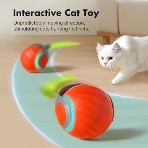 Petgravity Speedy Sprint Smart Moving Cat Ball (Rechargeable, Motion-Sensor Standby) — view 2