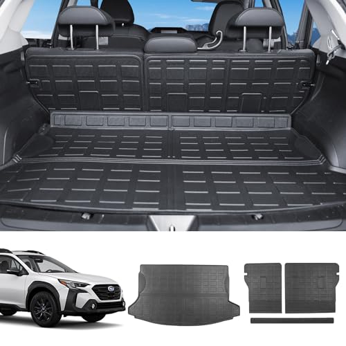 powoq Trunk Mat Compatible with 2018-2023 Subaru Crosstrek Impreza Cargo Mat Backrest Liner TPE Trunk Liner Replacement for 2018-2023 Subaru Crosstrek/XV Accessories (Trunk Mat+Backrest Mat) -  20241108006