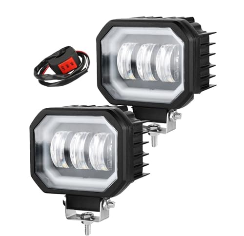 Moto phares moto projecteur avant 80W lumière de travail tout terrain accessoire 24V