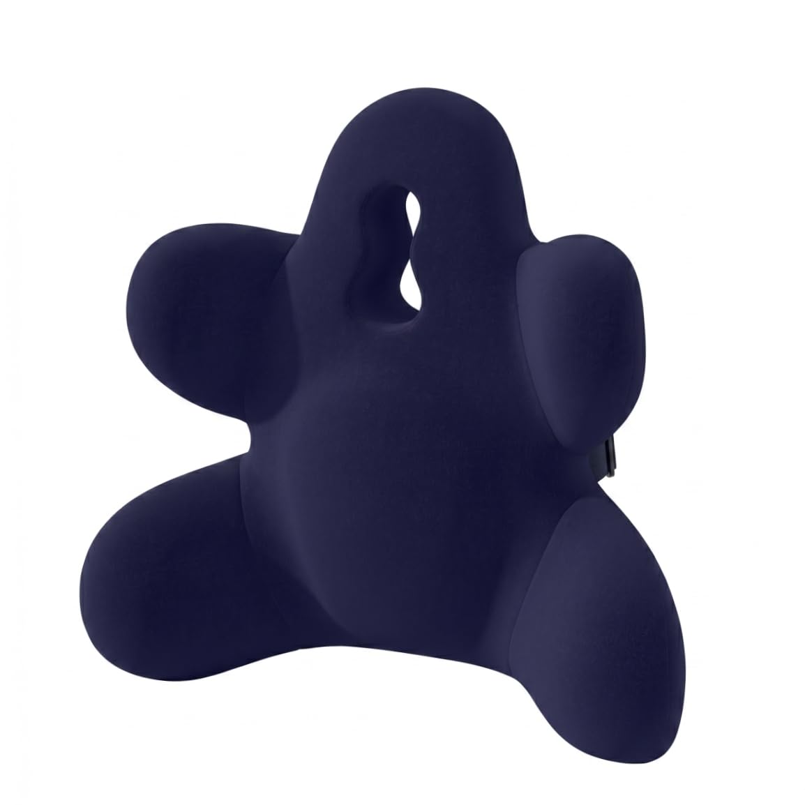Gemuseeee 18.9x16.9x6.3 Inch Full-Wrap Back Support Pillow for Chair Soft High-Density Memory Foam Lumbar Support - Navy Blue