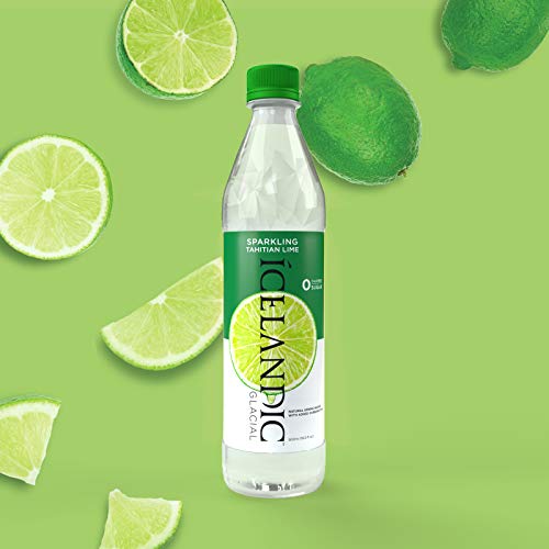 Icelandic Glacial Sparkling Water, Tahitian Lime, 500 Milliliter, 24 Count - Thumbnail 4