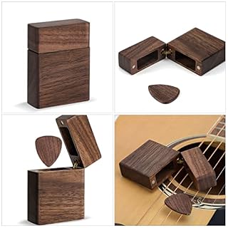 Vaguelly Médiators de Guitare en Bois Guitares Acoustiques Et Basses Médiators Paquet de Valeur avec Boîtes Porte… - Les Beatles, Paul McCartney, John Lennon, RIngo Starr, George Harrison Vaguelly Médiators de Guitare en Bois Guitares Acoustiques Et Basses Médiators Paquet de Valeur avec Boîtes Porte… – Image 3