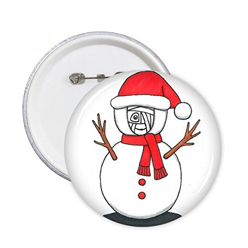 Badge pins foulard de Noël pour customiser vos vestes et accessoires d'hiver en famille