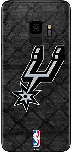 Skinit Decal Phone Skin Compatible with Samsung Galaxy S9 - Officially Licensed NBA San Antonio Spurs Dark Rust Design