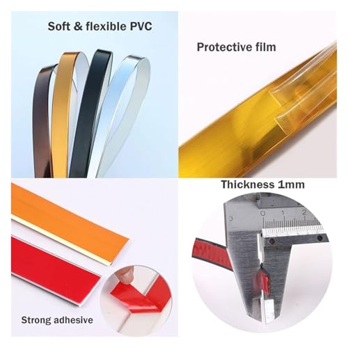 Bande de calfeutrage flexible imperméable pour finition de carrelage