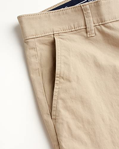 Chaps Men's Khaki Pants - Slim Fit Comfort Stretch Cotton Pant - Casual Chinos With Flex Waistband For Men, Size 36W X 34L, Hampton Khaki #TOP1
