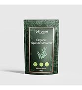 Premium Organic Spirulina Powder - Natural Immune System Booster, Ideal for Smoothies | Rich Gree...