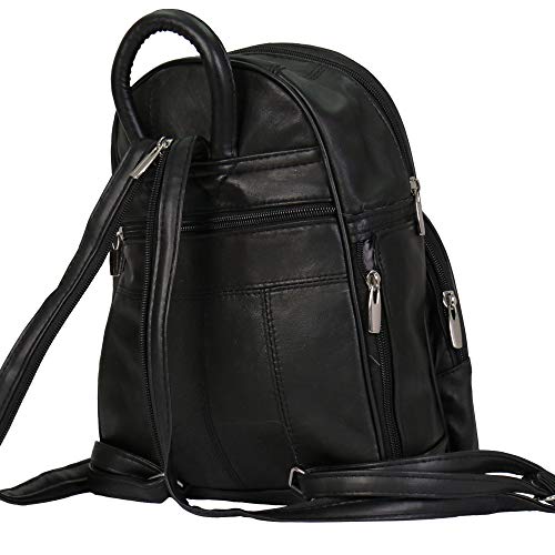 Mini sac à dos en cuir compact pour ranger vos affaires de moto - 5