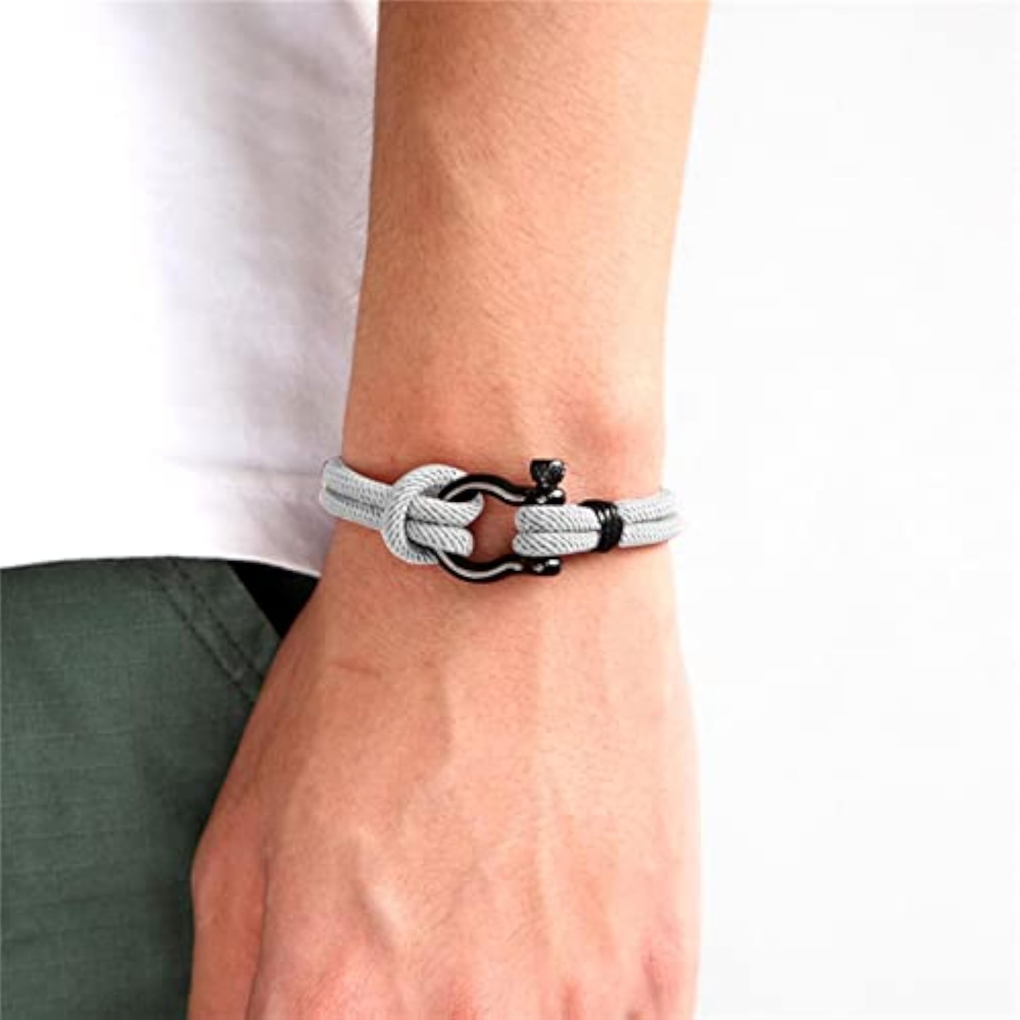 Couples Rope Bracelet Bangle, Fashion Waterproof for Camping Outdoor