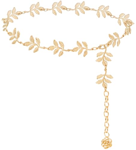 LIMHOO Metal Waist Chain for Women Body Belly Belt Chain Belt for Dress Vest Jeans