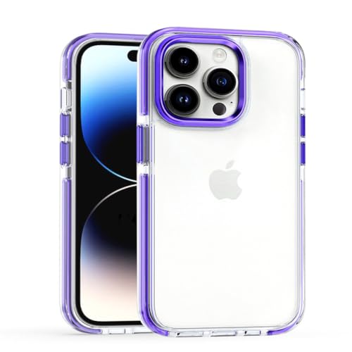 Coque iPhone 12 antichoc pour éviter les fissures avec l'acrylique dur violet
