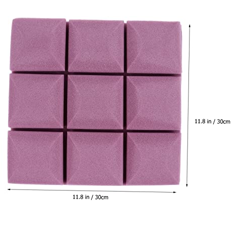 HEMOTON 12pcs Sound Absorbing Cotton Sound Insulation Pads Acoustic Wall Panels for Office Studio Home Theater miniatura 2