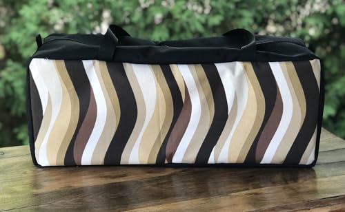 Bolso tote suave con cremallera para racks de mahjong miniatura 3