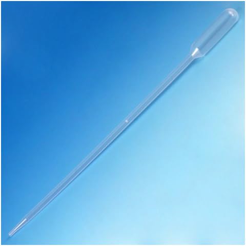 Globe Scientific 139038 LDPE Extra Long Transfer Pipet, Sterile, 225mm Length, 6.0mL Capacity (Case of 400) Cover