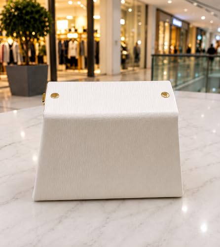 Image of KBR Mini Sling Bag for Girls, Cute Small PU Leather Crossbody Purse with Cherry Pendant Charm, Adjustable Strap, Magnetic Flap Closure, Kids Fashion Bag (Cream White)