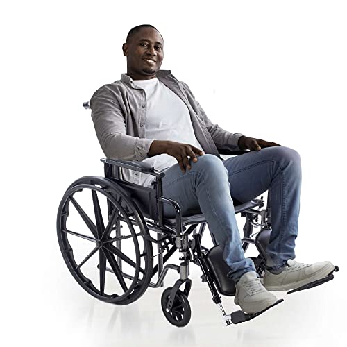 Proheal PH-WCK220FASF Lightweight Manual Wheelchairs For Adults - 20 Inch Transport Wheelchair With Adjustable Standard And Hemi Height cover