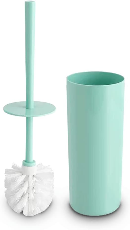 SEDLAV Toilet Bowl Brush Holder, Plastic Toilet Bowl Brush, Toilet Bowl Cleaners, Toilet Brush, Bathroom Cleaner (Mint)