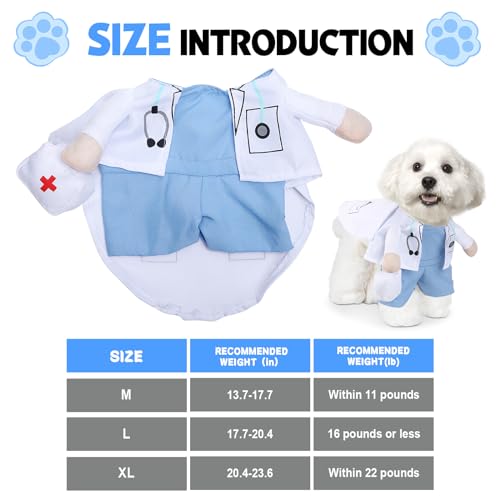 Disfraz de Doctor para Perro Tamaño X-Large miniatura 5