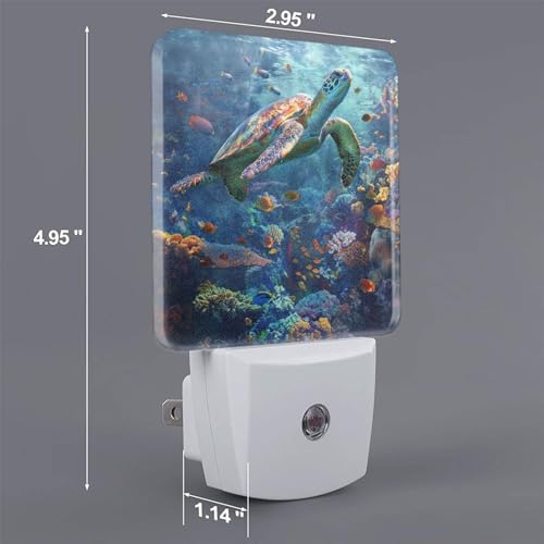 Lámpara nocturna LED decorativa tortuga marina miniatura 2