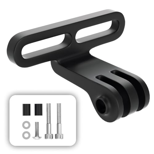 Out Front Camera Mount for GoPro Bicycle Holder for Cycling Lamp ( Black)