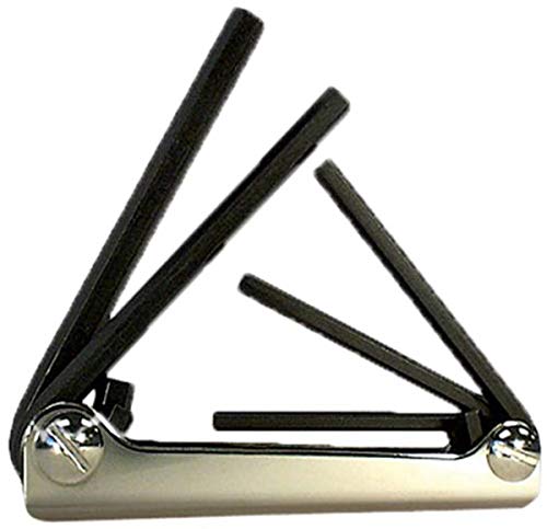 Metal Fold Up Hex Key SAE 5 pc Set Eklind 20511