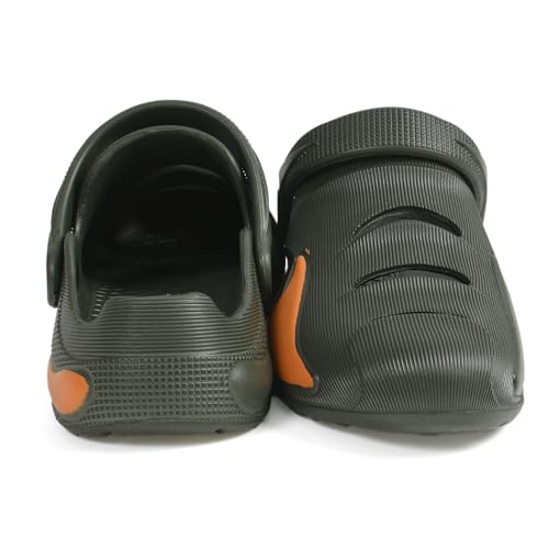 Image of Men's Classic Casual Clogs /Sandals with Adjustable Back Strap for Adult | Comfortable & Light Weight | Stylish & Anti-Skid | Waterproof & Daily Mules for Gents & Boys