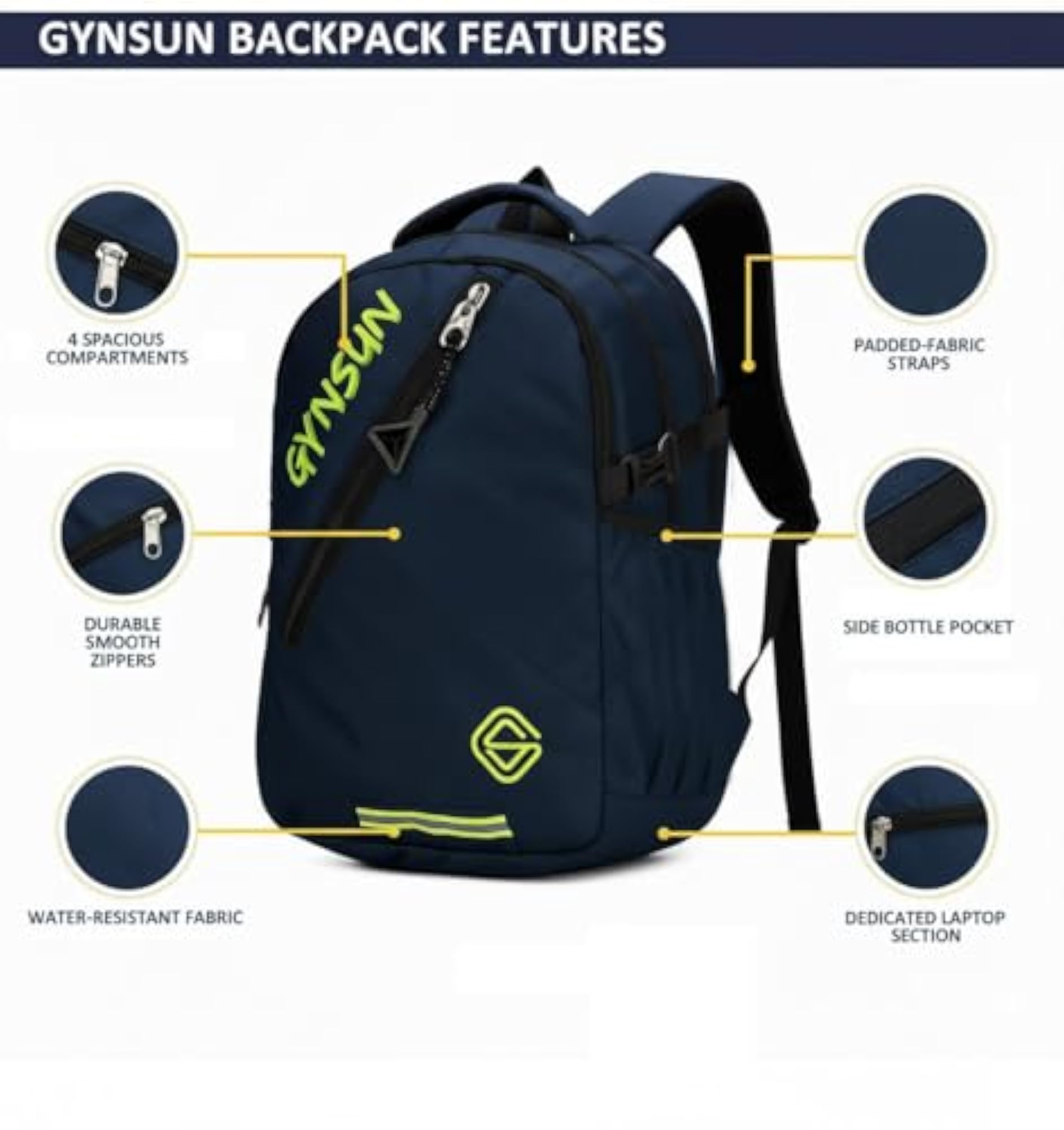 Casual Office Backpack for Men, 35L Laptop Bag