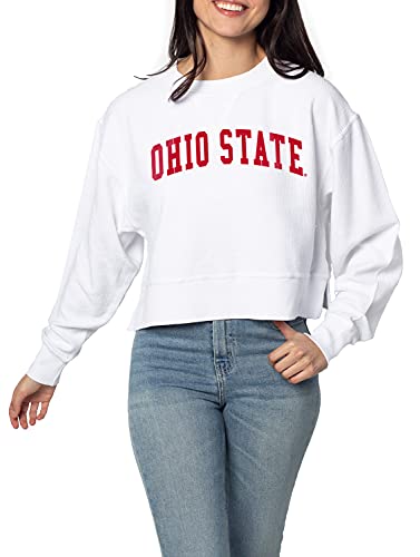 Image of chicka-d NCAA womens Corded Boxy Pullover