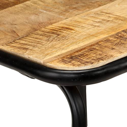 Tabourets de bar en bois massif mangue robustes et stables - 7