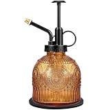Glass Plant Mister Spray Bottle Vintage Refill Leak Proof Watering Can 8oz