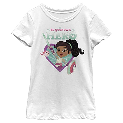 Nickelodeon Nella The Princess Knight Be Your Own Hero Girls Short Sleeve Tee Shirt