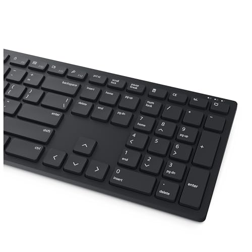 Dell KM5221W, Pro Wireless, Ensemble clavier et souris, French (QWERTZ), Noir