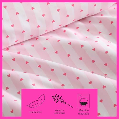 Betsey Johnson - Twin Duvet Cover with Matching Sham, Soft Bedding Set - image 4