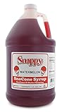 Snappy Popcorn Snappy Snow Conce Syrup 1 Gallon, Watermelon, 11 Pound