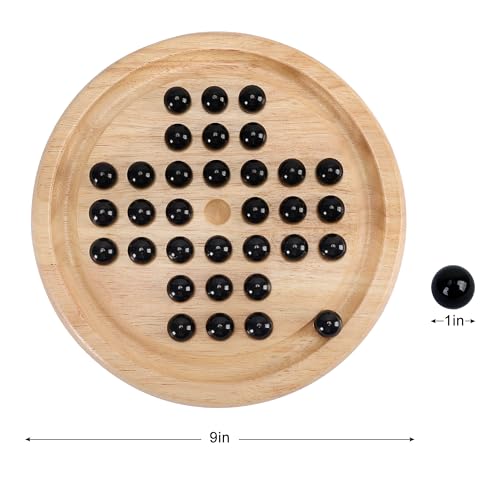 Juego de Mesa Solitario de Madera Offelec miniatura 2