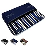 suono スオーノ Switch 2 ケース (ネイビー・ディープストライプ) ハンドメイド 日本製 Nintendo Switch 2 用 ニンテンドースイッチ